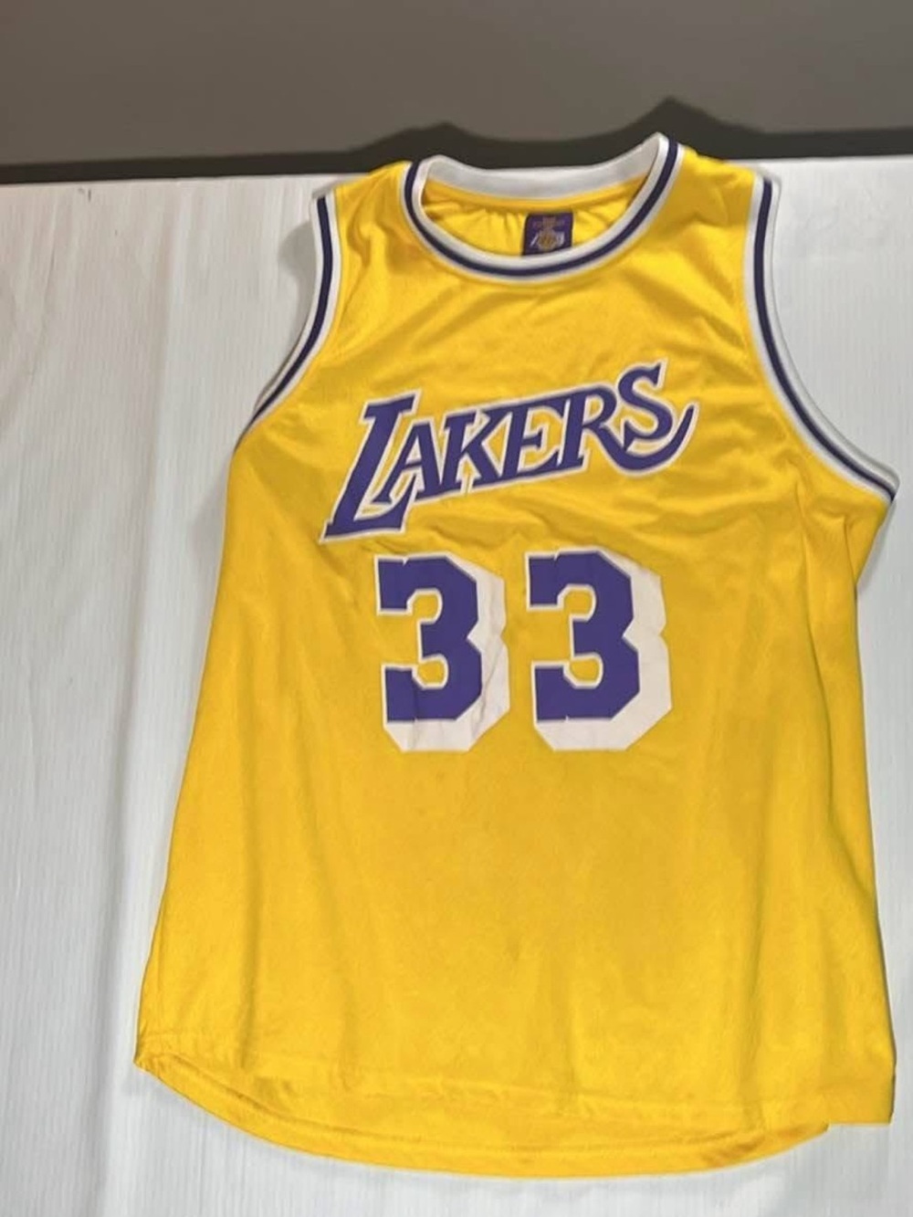 Yellow Basketball Jersey - #33